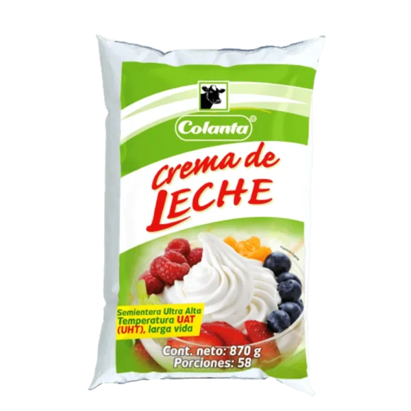 Crema De Leche Colanta x 870 GR