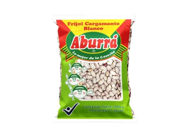 Frijol Cargamanto Blanco Aburra X 1000 GR