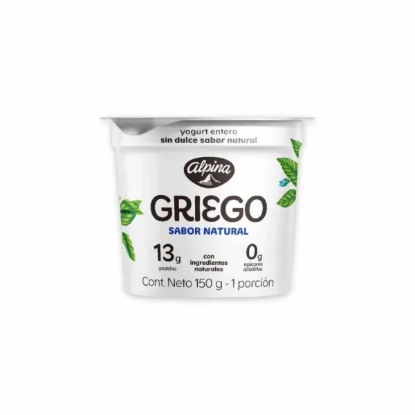 Yogurt Griego Natural Alpina x 150 GR