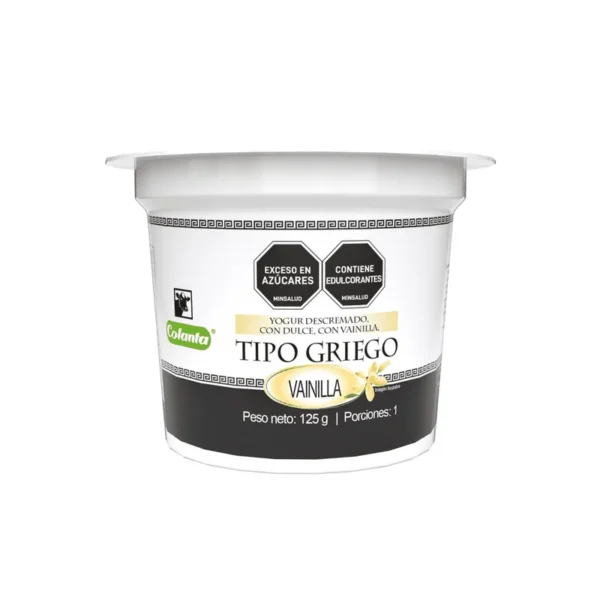 Yogurt Griego Sabor a Vainilla Colanta x 125 GR