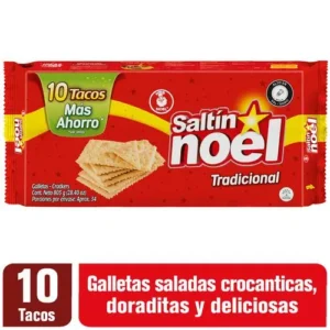 Galleta Saltin Noel Rojo Taco. X10 X 805 g