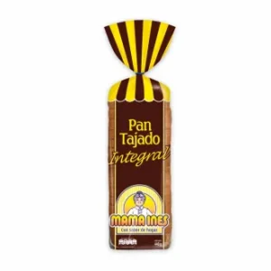 Pan Tajado Integral Mamaines X 440g