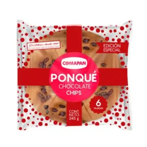 Ponqué Chocolate Chips Comapan X 245g