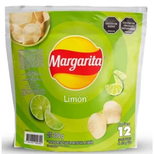 PAPAS FRITAS SABOR LIMÓN MARGARITA X 12UND